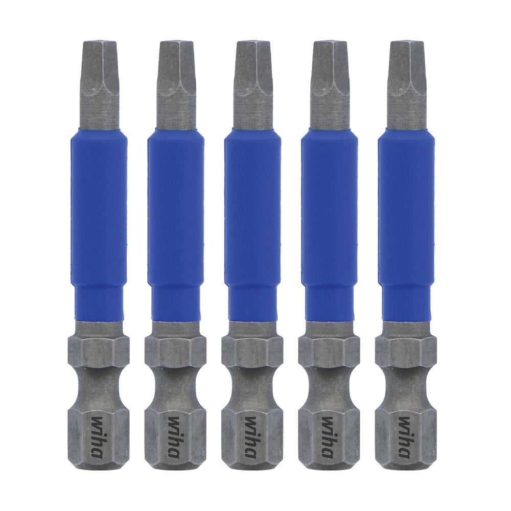 Terminatorblue Impact Bit Square #2 - 2 Inch - 5 Pack