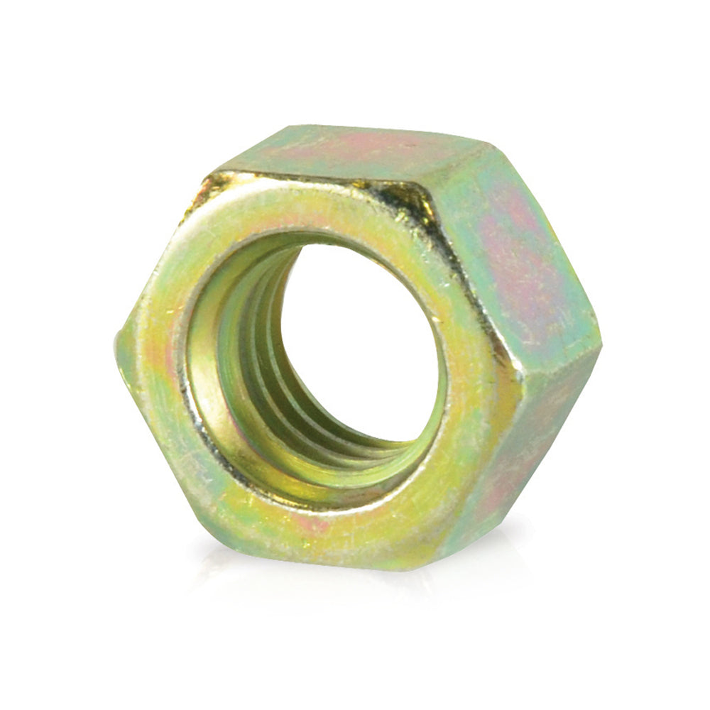 1-14 Fine Yellow Zinc Grade 8 Finished Hex Nut Usa