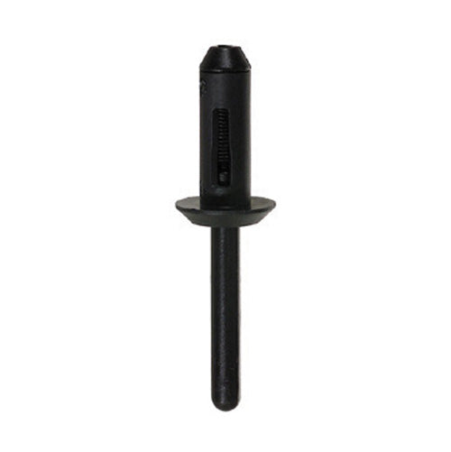 17/64 Inch x 1-7/8 Inch 3/64 - 5/32 Inch Grip Black Nylon Blind Rivet