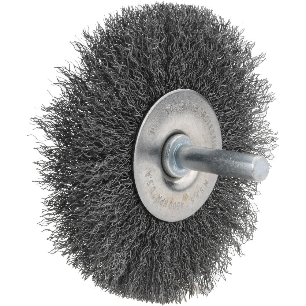 3"X 1/4” Shank X 0.014" Crimped Wire Conflex Power Brush
