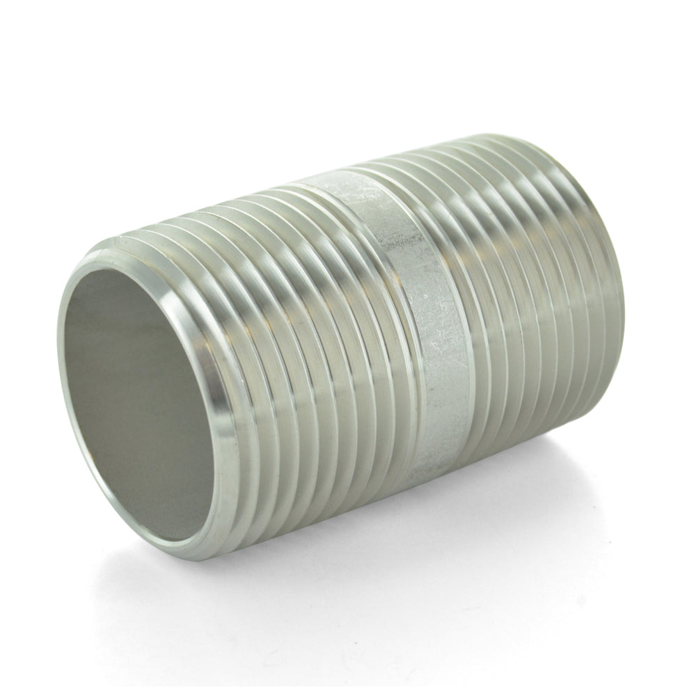 1" X 5-1/2" Schedule 40 NPT 304 Stainless Steel Pipe Nipple