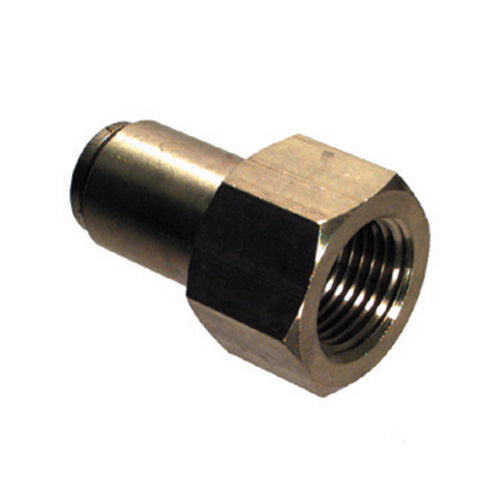 3/8 Tube X 3/8 Inch Brass Female Connector Push On D.O.T. Air Brake Connector
