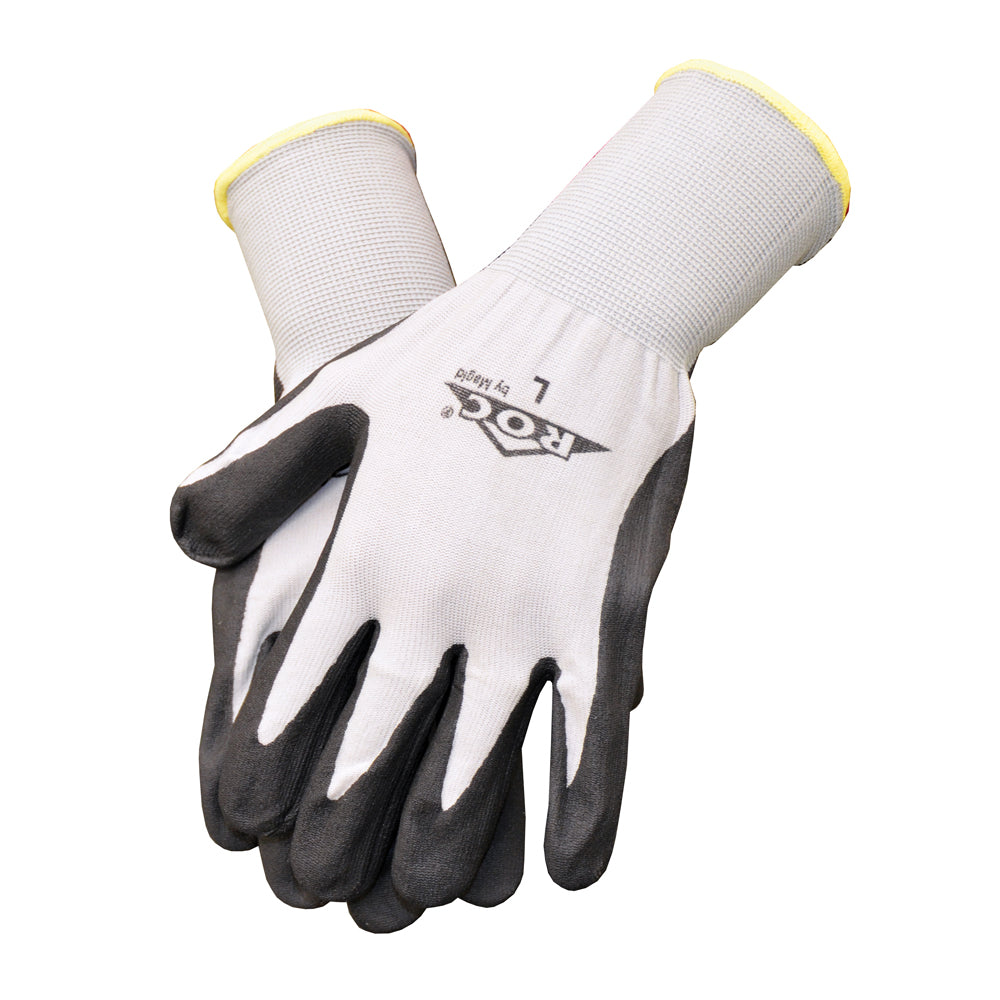 Nylon Shell With Foam Nitrile Coated Palm Glove - Large