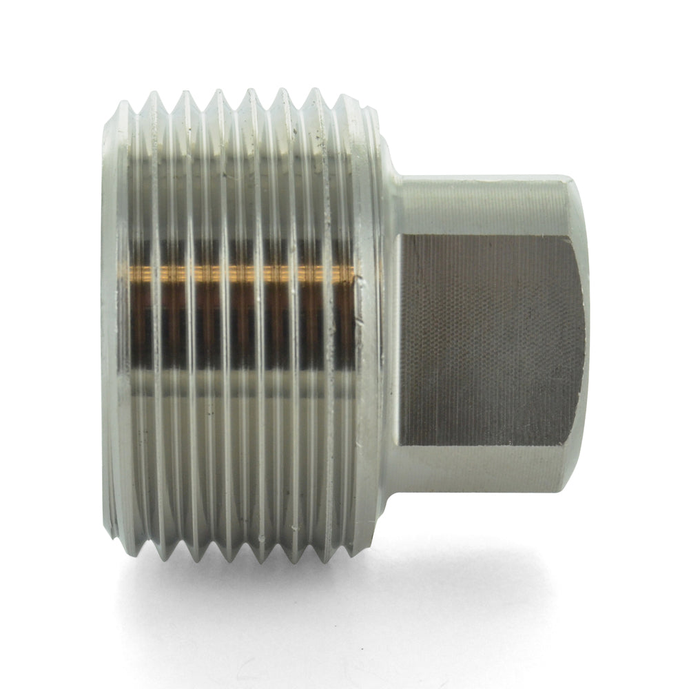 3/8" Schedule 80 316 Stainless Steel Heavy Duty Square Plug