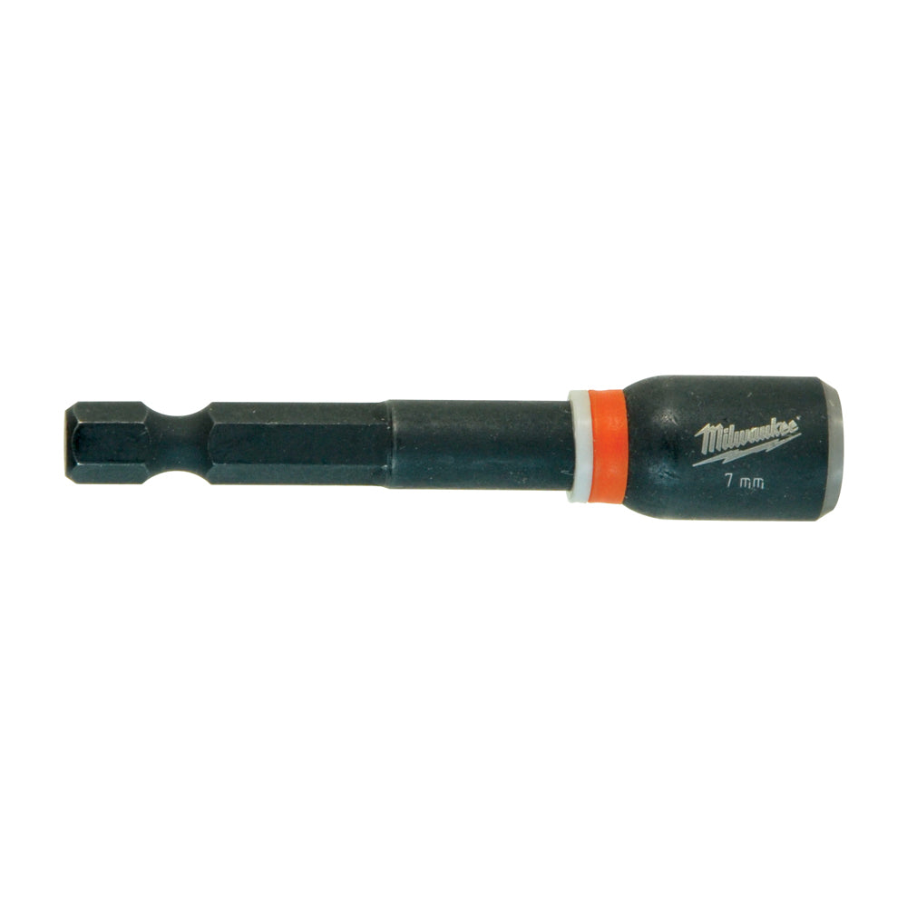 1/4 Inch Drive 1/4 Inch Shank 1-7/8 Inch Length Steel Shockwave� Impact Duty� Magnetic Nut Driver