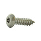 #6 x 1/2 Inch Stainless Steel Torx Pin Button Head Tamper Resistant Sheet Metal Screw