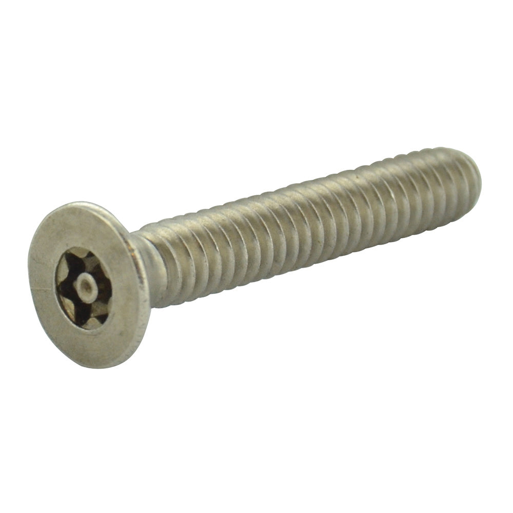 1/4-20 x 11/2 Inch Stainless Steel Torx Pin Flat Head Resistant Machine Screw