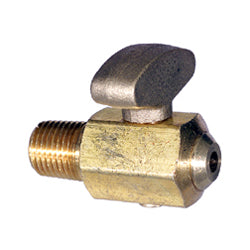 1/4" Air Brake Drain Cock Tee Handle Brass