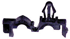 Wire Loop Clip For 0.250 Loom Gm General Purpose OEM No. 12015631 M6.3 Hole Black Plastic
