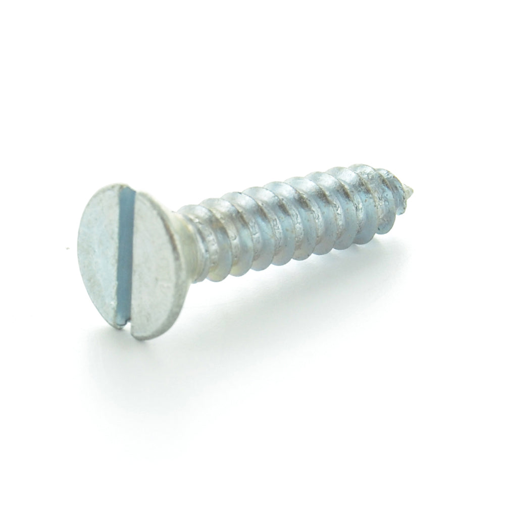 *Slt Flat SMS Zinc Plated #4 X 3/4