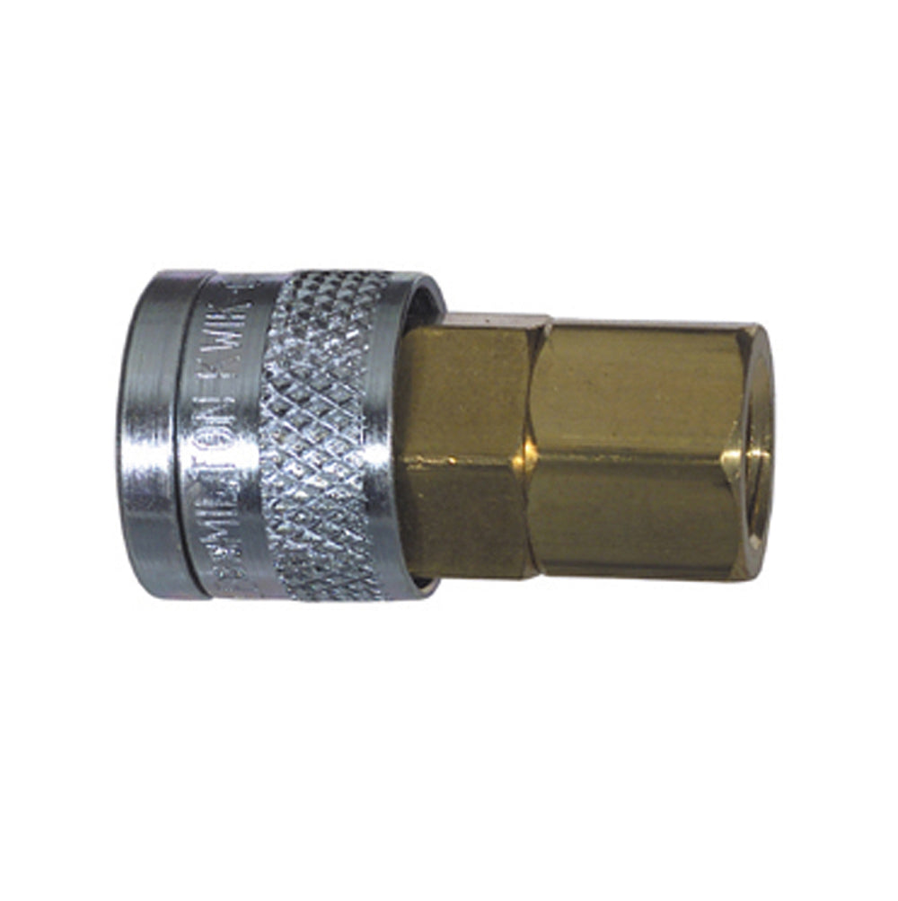 1/4 Inch Basic Size Push-On Type Industrial Interchange Coupler 1/4 Inch Female NPT