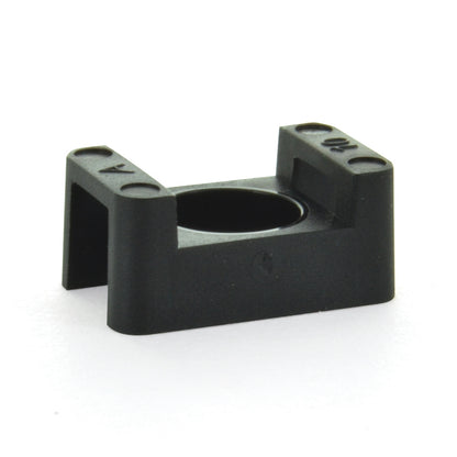 0.59 Inch X 0.37 Inch X 0.27 Inch Small Cable Tie Screw Mount Uv Black