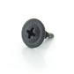 #8-18 x 1/2 Inch Black Oxide Steel #2 Point Modified Truss Head Self-Drilling Tek Screw