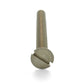 #8-32 x 1/4 Inch Coarse Plain 18-8 (A2) Stainless Steel Slotted Drive Flat Countersunk Head Machine Screw