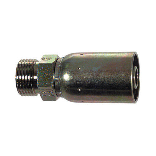 Male Flat Face O-Ring Rigid Straight 1/4 Inch Hose X 1/4 Inch Tube
