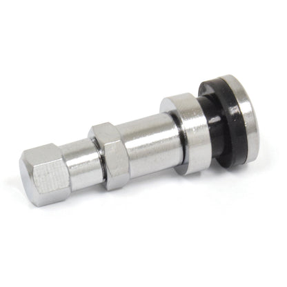 0.453 x 1-1/2" Bolt-In Tire Valve Chrome Plated For Ford “F" Series Trucks With 16" Dual Wheels
