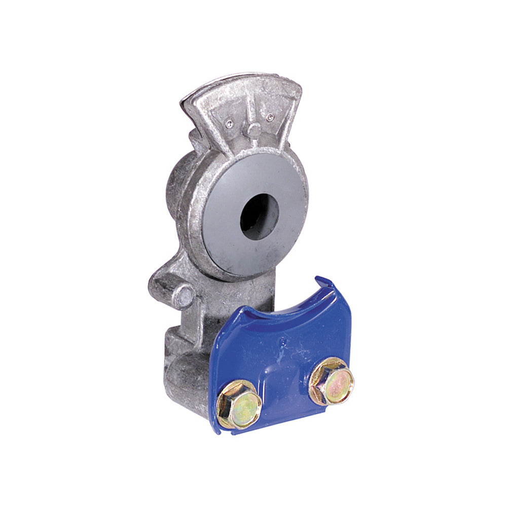 1/2-14 NPTF (National Pipe Taper Fuel) Black Nitrile Seal Plated Aluminum Universal Premium Gladhand