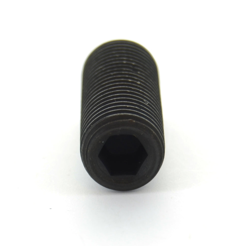 7/16-20 x 1/2 Inch Fine Black Oxide Alloy Steel Cup Point Socket Head Set Screw