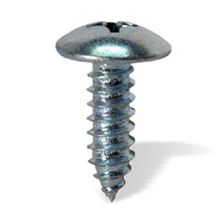 1/4 Inch x 3/4 Inch Truss Head Phillips Drive Zinc and Clear Chromate Stainless Steel Machine Screw