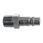 1/2 Inch Basic Size Industrial Interchange Plug Male 3/8 Inch Npt