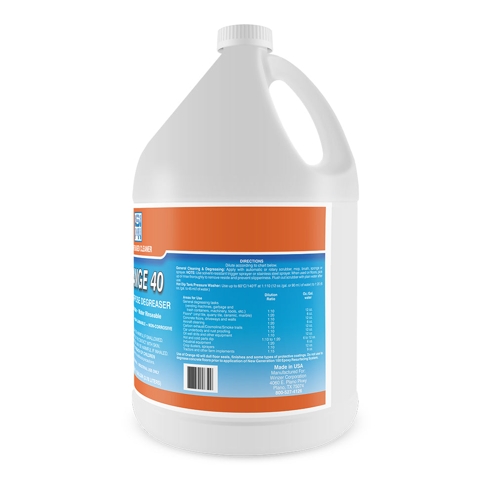 ISI Poly Orange 40 Multi-Purpose Degreaser - 1 Gallon