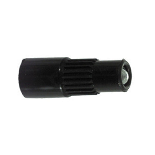 1-1/4" Tire Valve Stem Extension Black Plastic