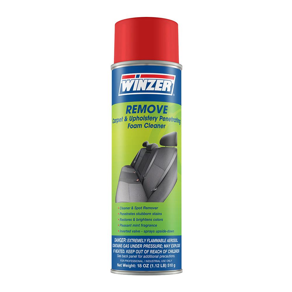 Winzer Remove Carpet & Upholstery Penetrating Foam Cleaner - 18 Oz Net Weight - Aerosol