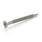 #10-16 x 1-13/16 Inch Zinc Plated Steel #3 Point Flat - Countersunk Head Self-Drilling Tek Screw With Wings