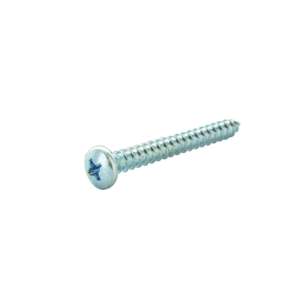 #8-15 x 2 Inch Zinc Plated Low Carbon Steel Pan Head Type-Ab Self-Tapping Sheet Metal Screw