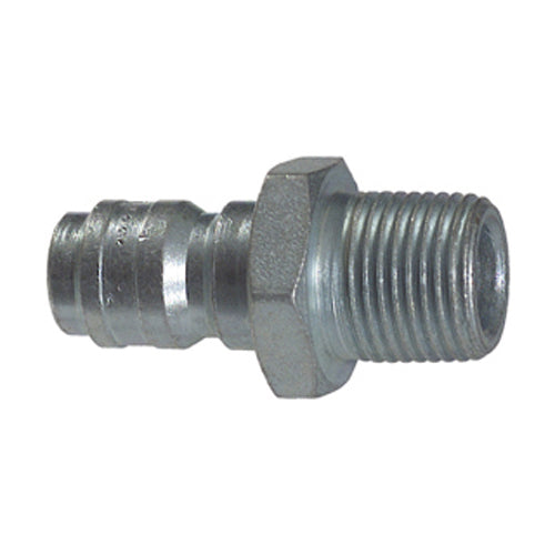 3/8 Inch Straight-Thru Style Plug Male 3/8 Inch NPT