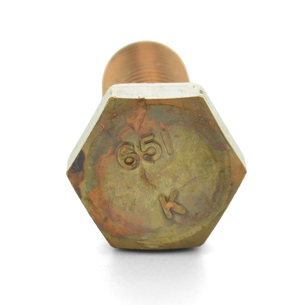 5/16-18 x 2 Inch Coarse Plain Silicon Bronze Hex Head Cap Screw