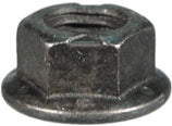 1/4-20 Coarse Black Phosphate and Oil Grade 8 Top Prevailing Torque Hex Flange Lock Nut