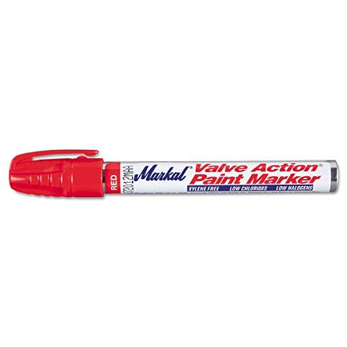 Markal Valve Action Liquid Paint Marker - Red