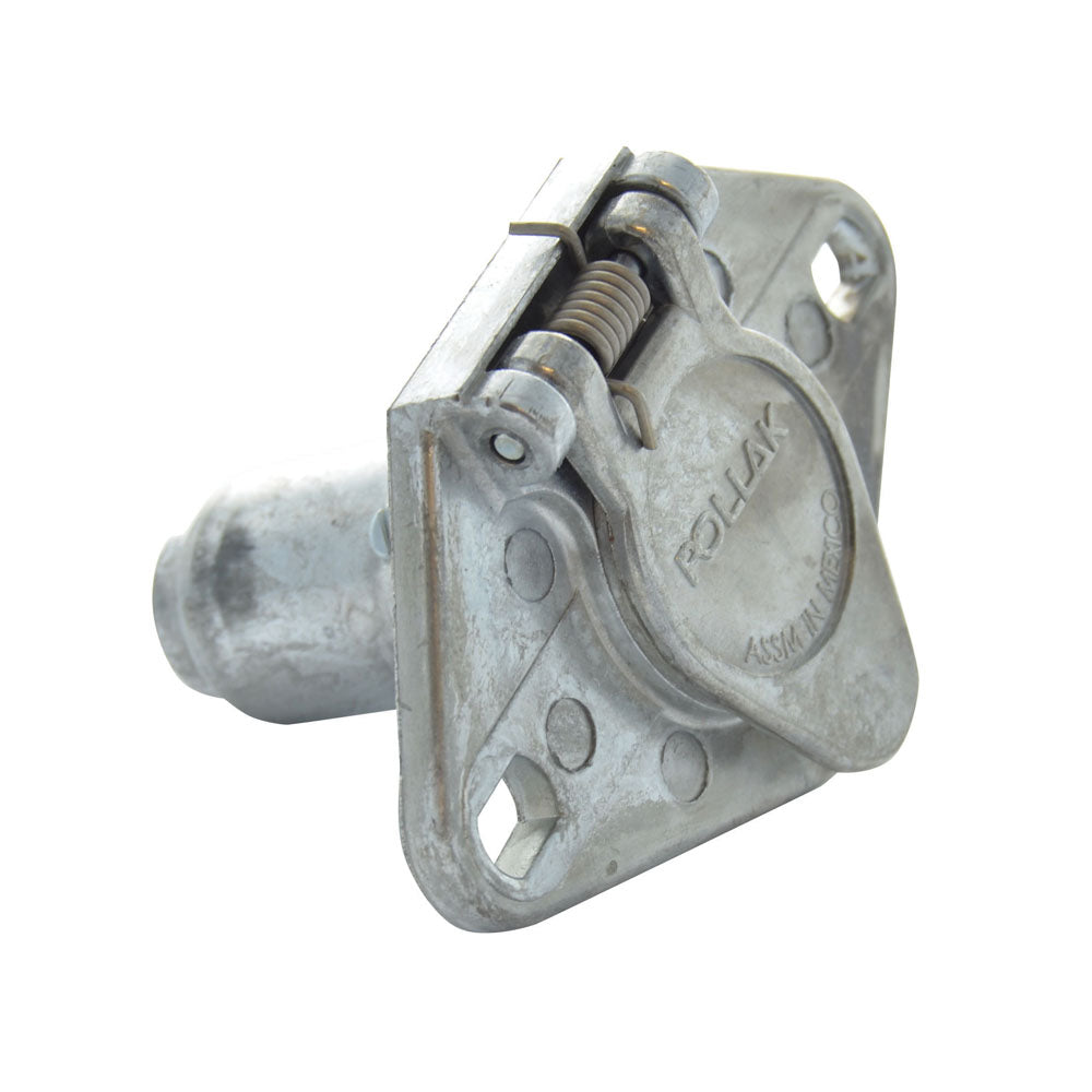 6 Pole Metal Tractor / Trailer Plug Socket