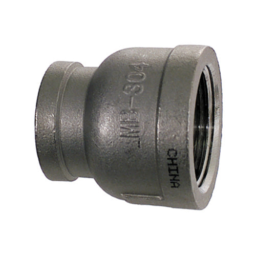 3/4" X 1/4" Schelule 40 NPT 304 Stainless Steel Reducing Coupling