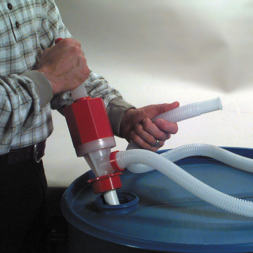 20 - 55 Gal Plastic Siphon Drum Pump For Water-Based Fluids