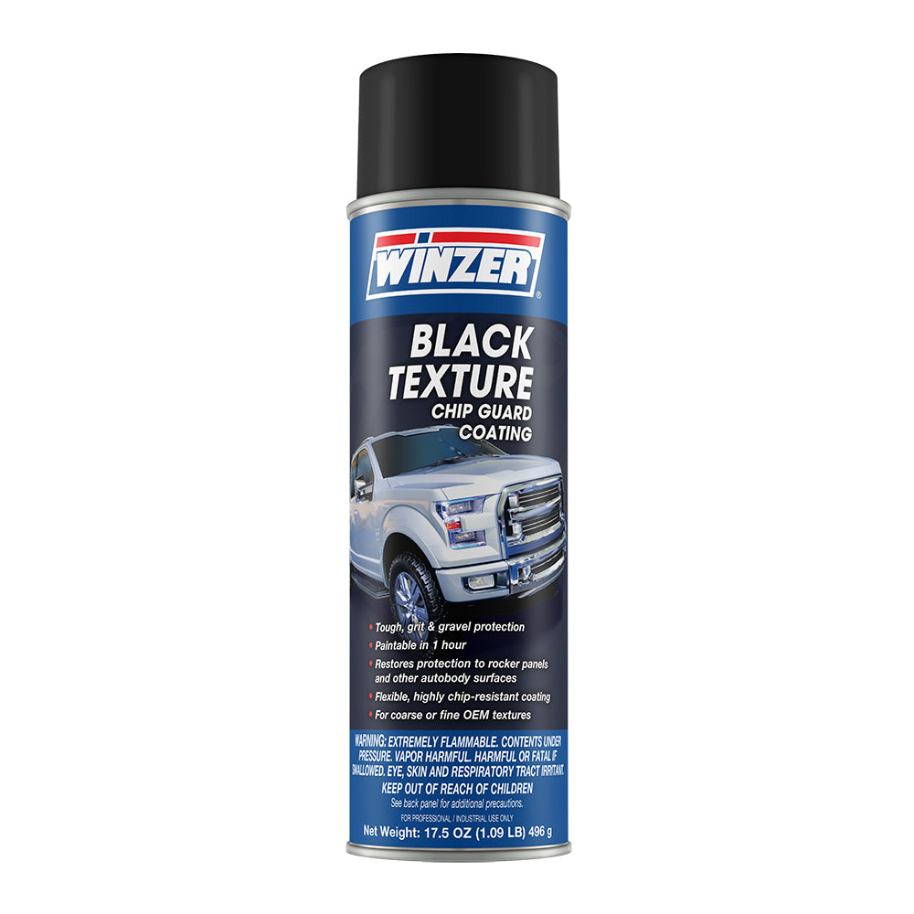 Winzer Black Texture Chip Guard Coating - 17.5 Oz Net Weight - Aerosol