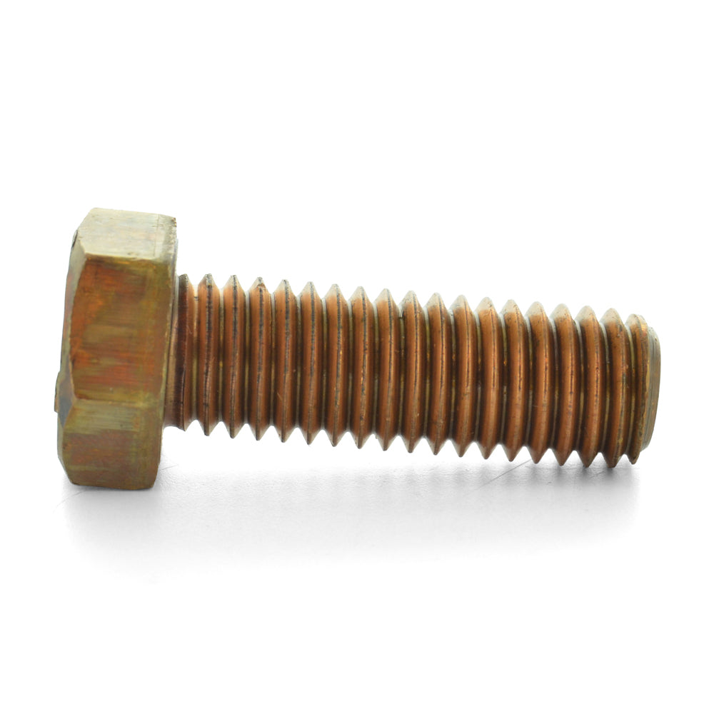 1/2-13 x 1 Inch Coarse Plain Silicon Bronze Hex Head Cap Screw