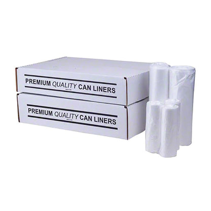 38X60 High Density Can Liner 16 Microns 55 Gallons Natural 200 Per Case