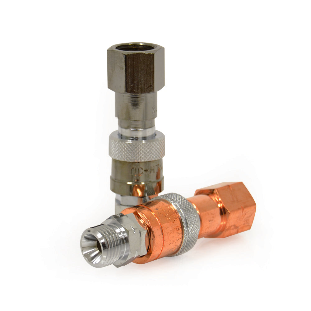 9/16 Inch-18 Quick Connector With Built-In Check Valve Hose To Torch Pair Set