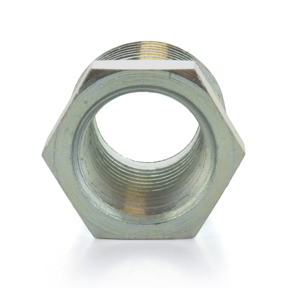 3/4" X 3/8" Schedule 40  Male NPT X Female NPT Galvanized Welded Malleable Iron Hex Bushing USA