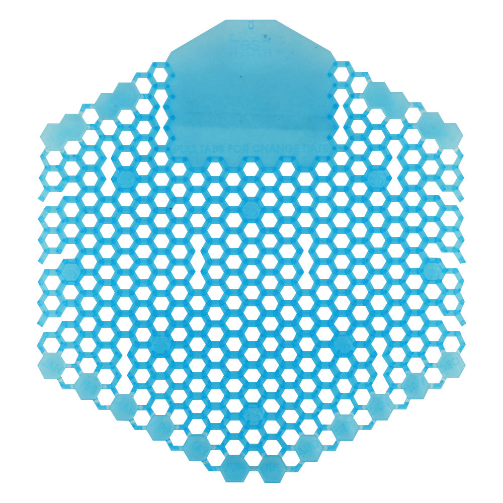 Fresh Products Wave 3D Urinal Screen - Ocean Mist - Blue