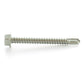 #12-24 x 1-1/4 Inch 410 Stainless Steel #5 Point Indented Hex Washer Head Self-Drilling Tek Screw