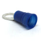6 Gauge Nylon Insulated Ring Terminal Blue 3/8 Inch Stud