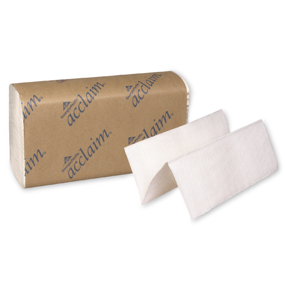 9-1/5 Inch x 9-2/5 Inch Acclaim Multifold Paper Towels - 16 Per Case
