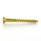 #10 x 1/2 Inch Plain Brass Phillips Flat Head Wood Screw