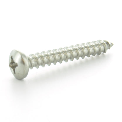 18-8 STAINLESS STEEL PHILLIPS PAN HEAD TYPE A SELF TAPPING SHEET METAL SCREWS