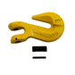 5/16 Inch Grade 80 Red Painted Forged Steel Alloy Clevis Grab Hook - New Stock Will Be Yellow Instead Of Red