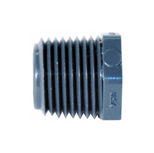 3/4 Inch Mipt Sch 80 Dark Gray Pvc Plug
