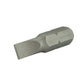 Slotted Drive 1/4 Inch Hex Shank #6-8 Tip 1 Inch Length Steel Insert Bit